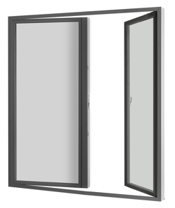 VELFAC In, 2-leaf tilt and turn casement door